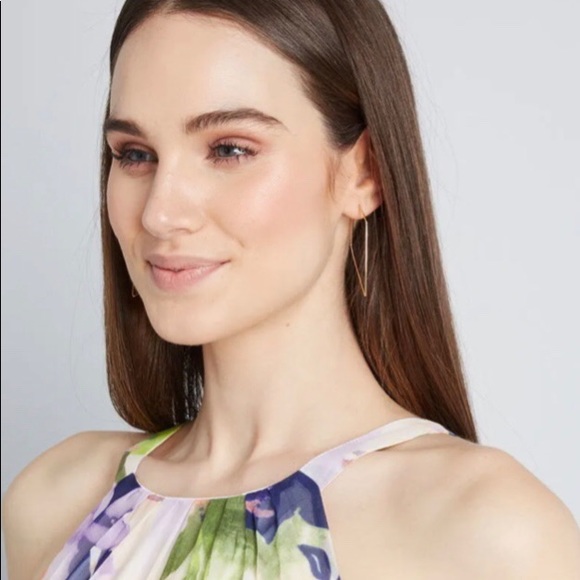 EUC MODCLOTH Essence Of Presence Chiffon Maxi Dress - Picture 4 of 4